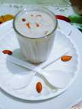 Healthy nutritious Pumpkin seeds and dry fruit smoothie