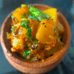 A picture of Kaddu Sabzi.