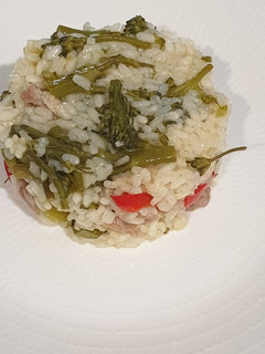 Una foto de Arroz con bimi