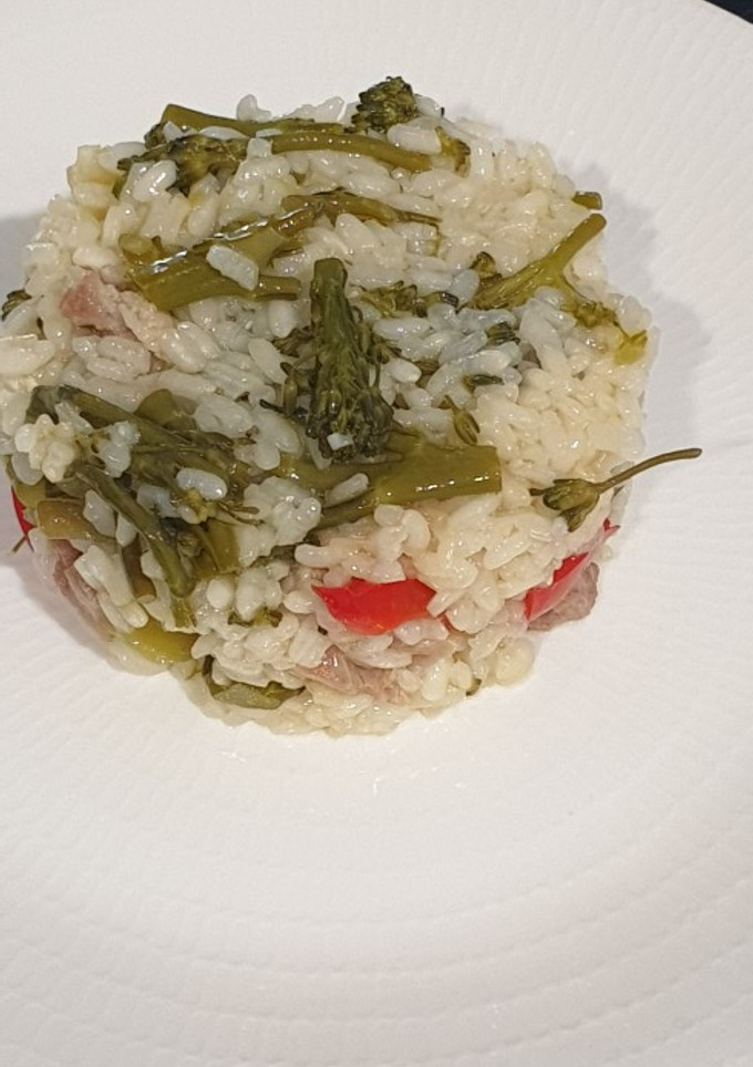 Una foto de Arroz con bimi