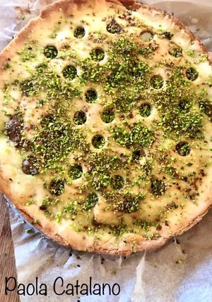 Foto di Crostata con crema al pistacchio