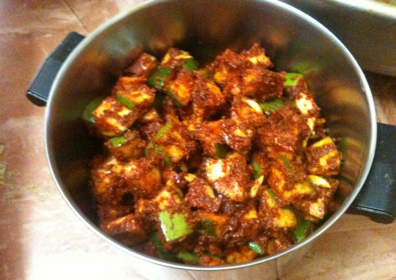 Mango pickle - Ava pacchadi