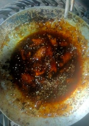 Hình của món Cá rô đồng kho.