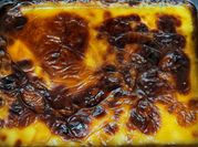 A picture of baked cassava cake