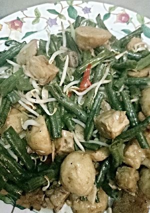 Foto resep Tumis Bakso Ayam [Eat Clean, Untuk Diet]