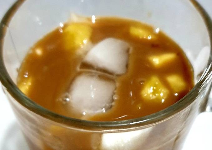 Ice Coffee with Coconut and Jackfruit