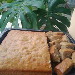 A picture of Bolu Pisang Panggang 1 telur (No Mixer).