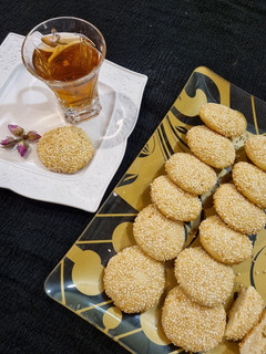 عکسی از دستور کلوچه کنجدی