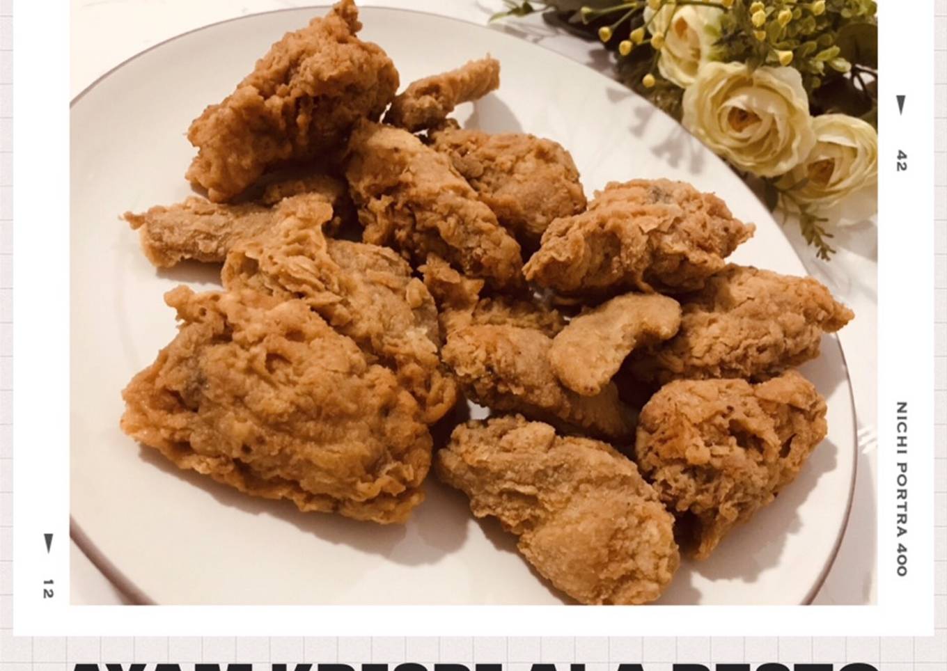 14. Ayam Krispi Ala Resto