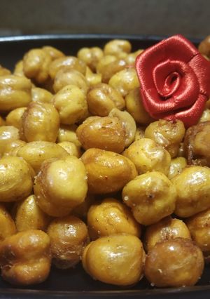 A picture of Fried Chana Masala.