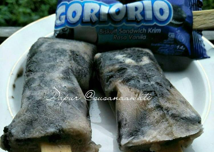 Resep Es Cream goriorio, Enak