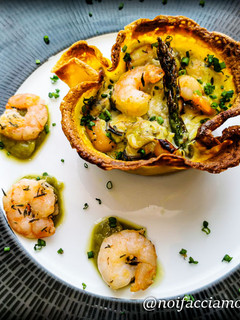 Foto di Cestini di Crepes ai Frutti di Mare