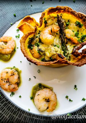 Foto di Cestini di Crepes ai Frutti di Mare