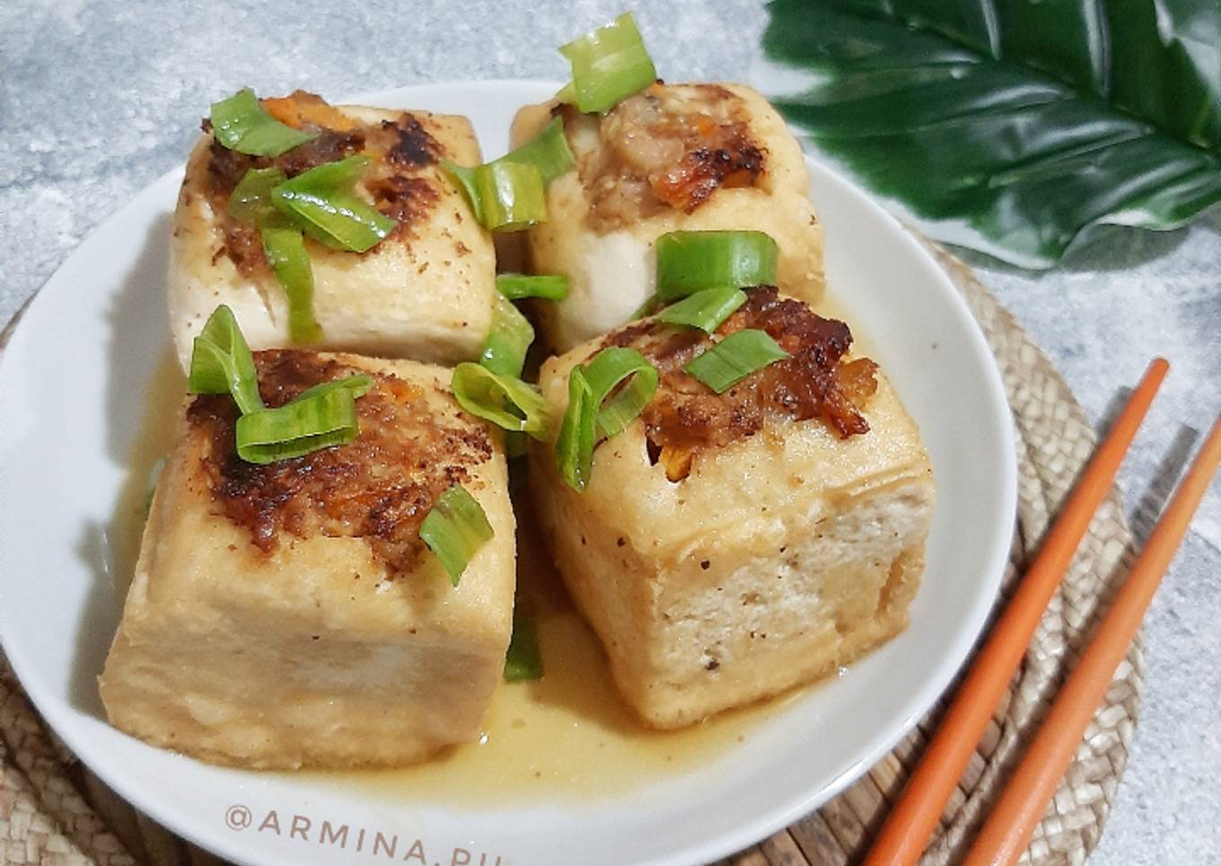 Hakka-Style Stuffed Tofu