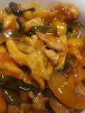 Chop suey(pollo con salsa de barbacoa)