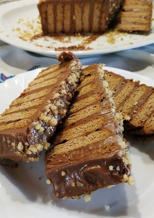 Φωτογραφία της συνταγής Κορμός ψυγείου με Mascarpone και Nutella