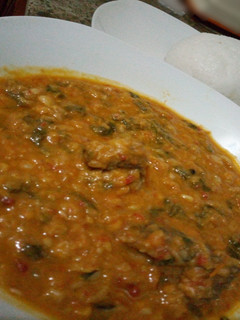A picture of Miyar wake(beans soup).