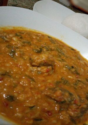 A picture of Miyar wake(beans soup).