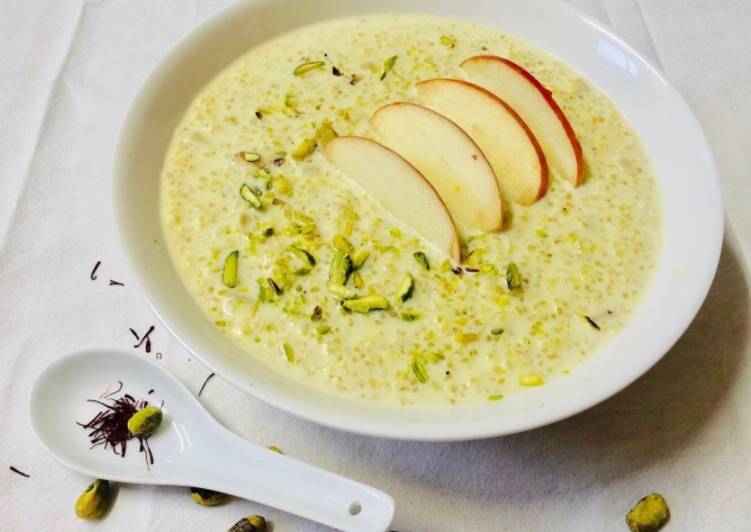 Simple Way to Prepare Favorite Broken Wheat (daliya) Apple Kheer