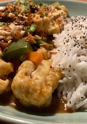 Una foto de Chop Suey de Pavo