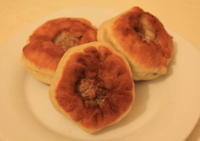 Беляши С Мясом На Сковороде Фото