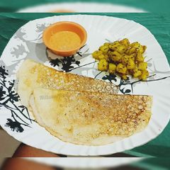 Samak Rice Dosa | Vrat Ka Dosa | Farali Dosa A picture of Samak Rice Dosa | Vrat Ka Dosa | Farali Dosa.