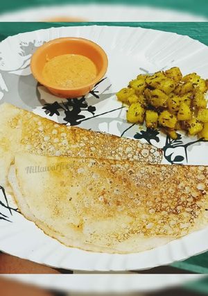 A picture of Samak Rice Dosa | Vrat Ka Dosa | Farali Dosa.