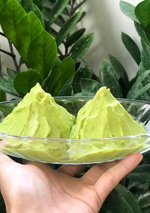 Hình của món Kem bơ công thức ăn liền.