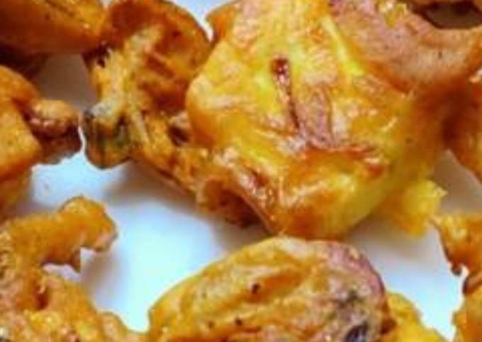 Recipe of Homemade Onion Cheese Pakoda