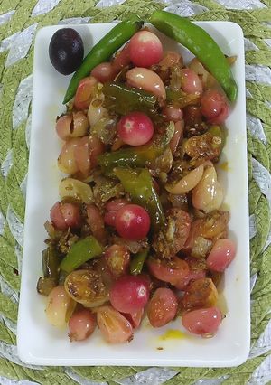 A picture of Karonde ki sabji.