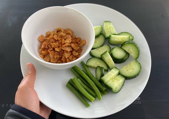 Recipe of Ultimate Dried Chili Paste with Pork crackling