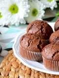 Muffinki z białą czekoladą