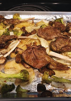 A picture of Oven Made Lamb.