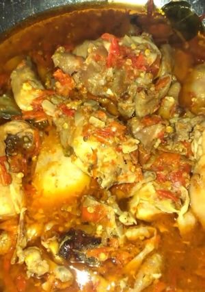 Foto resep Ayam bumbu pedas