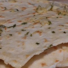 A picture of Naan Bread Without Yeast.