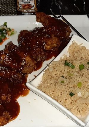 A picture of Honey wings.