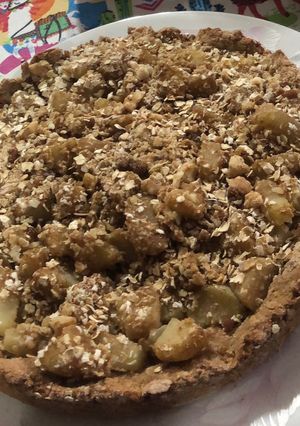 Una foto de Tarta de manzana integral súper fit
