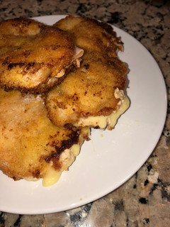 Una foto de Libritos de jamón dulce y queso
