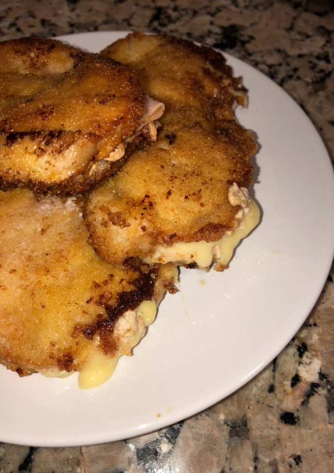 Una foto de Libritos de jamón dulce y queso