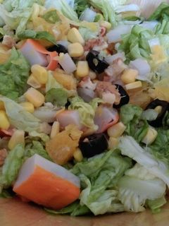 Una foto de Ensalada con naranja