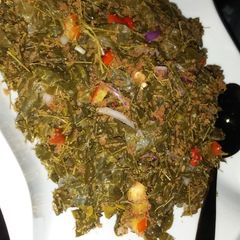 A picture of Boiled moringa.