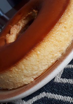 Una foto de Flan casero
