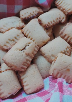 Foto di Biscotti rustici con confettura di fichi