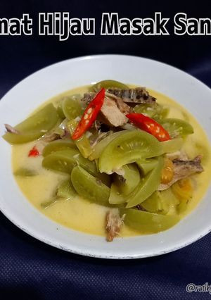 Foto resep Tomat Hijau Masak Santan