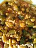 Garbanzos con pesado