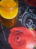 Black tea with orange juice