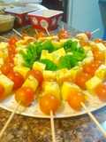 Brochetas Caprese