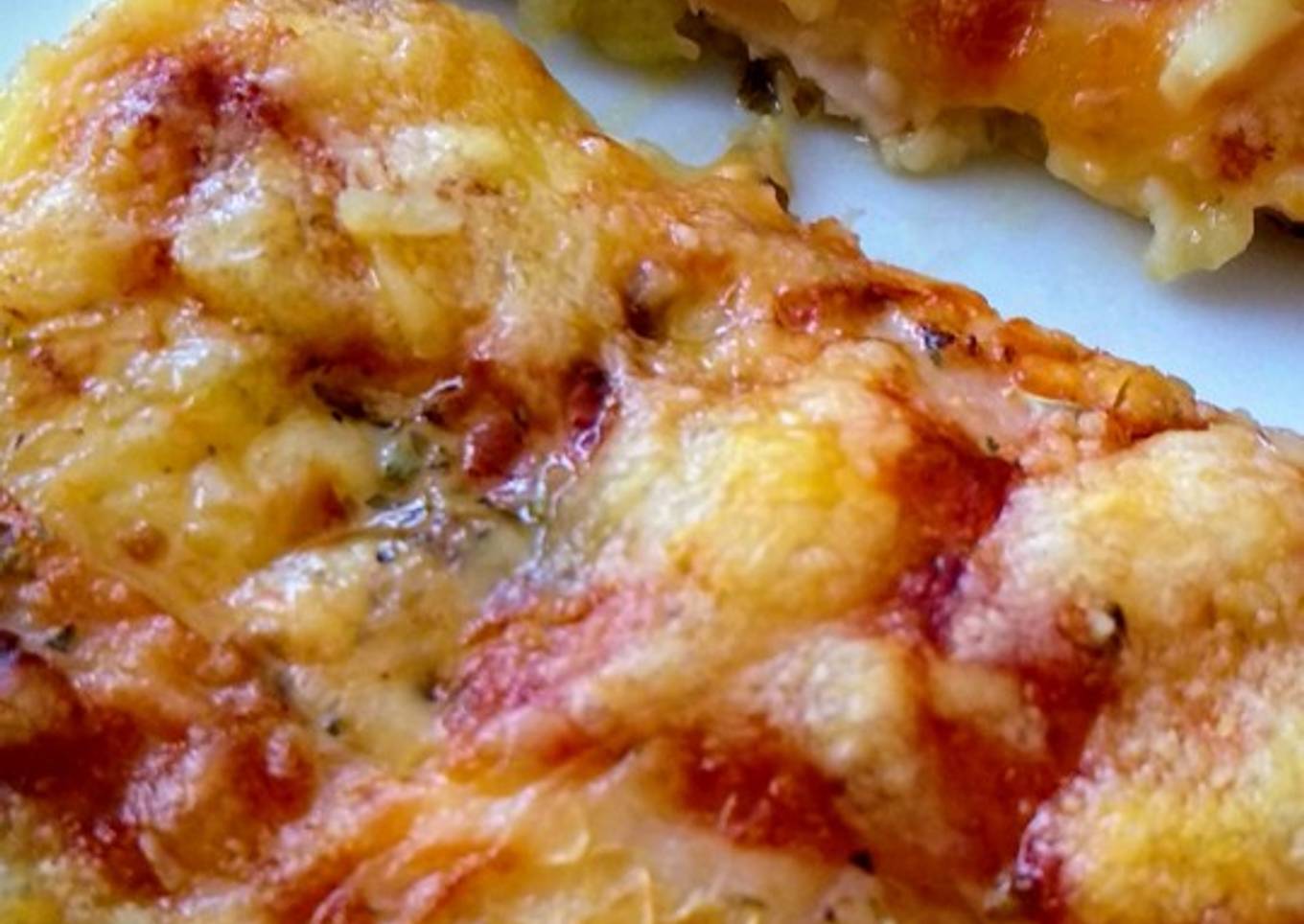 134.🥒Gratinado de calabacín, pavo y 5 quesos🧀