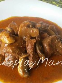 Una foto de Ternera en salsa de pimiento choricero en GME, GMF y tradicional