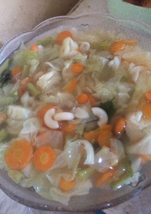 Foto resep Sayur SOP makaroni simpel